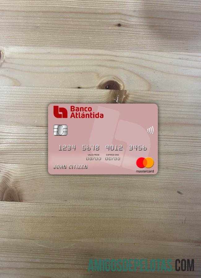 Honduras Banco Atlantida Mastercard Photolook Front modelo